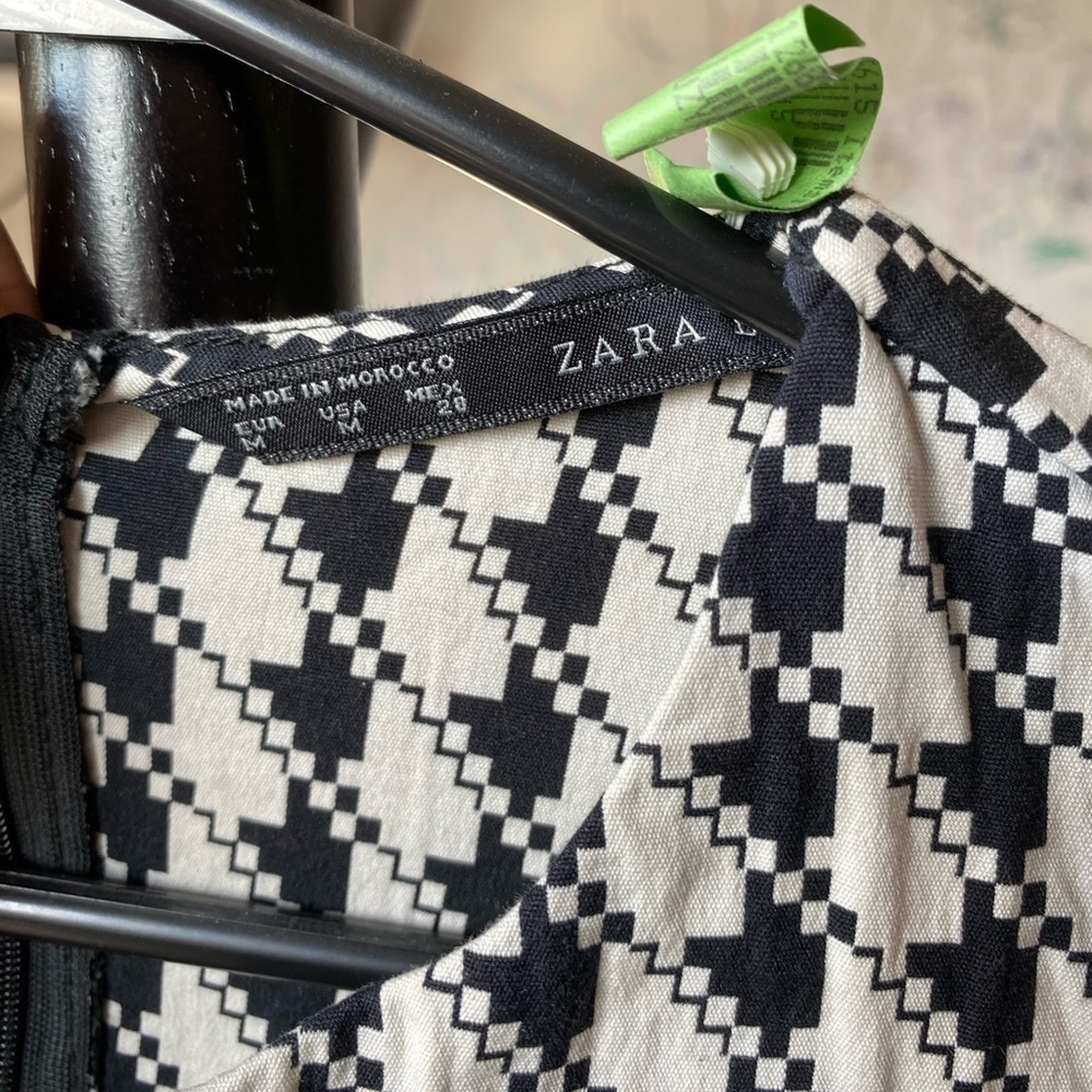 Zara houndstooth midi sheath dress - Picture 4 of 5